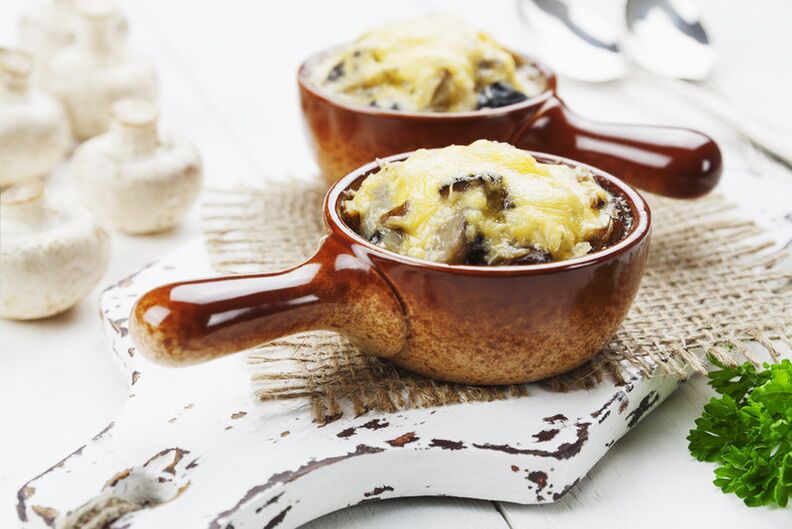 Julienne proteina-dieta batean